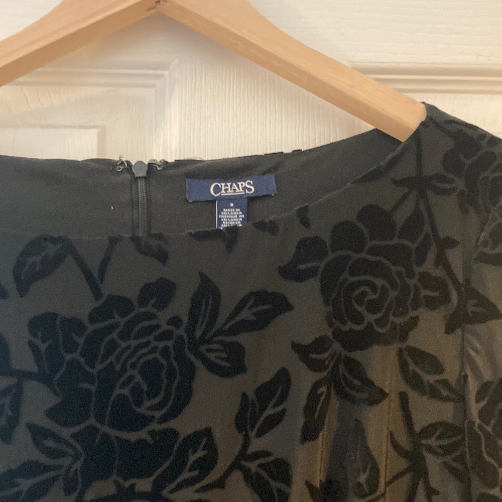Black dress, size 8 Chaps by Ralph Lauren Dress